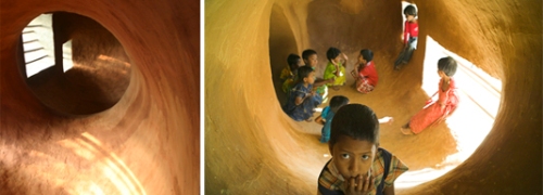  METI Handmade School in Rudrapur by Anna Heringer.