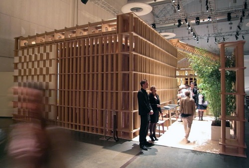 I Saloni: Cartón, papel y madera by Hermès