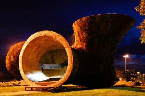 Vivir una escultura by Miguel Arruda arquitecto - photo David Pereira